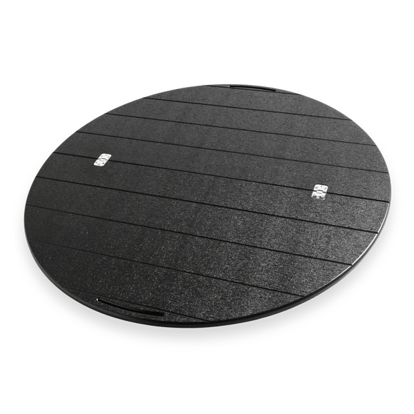 black round Lazy Susan turntable for grill or dining table accessory